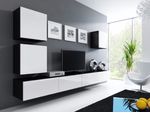 Hochglänzend attraktive Wohnmöbelset Viral Würfel Wohnwand NEU modern und elegant