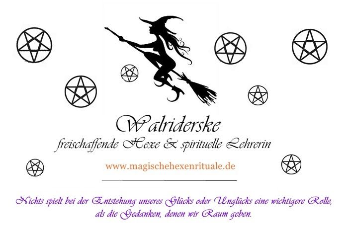 Schutzritual, Liebesritual, Kraftritual u. a.