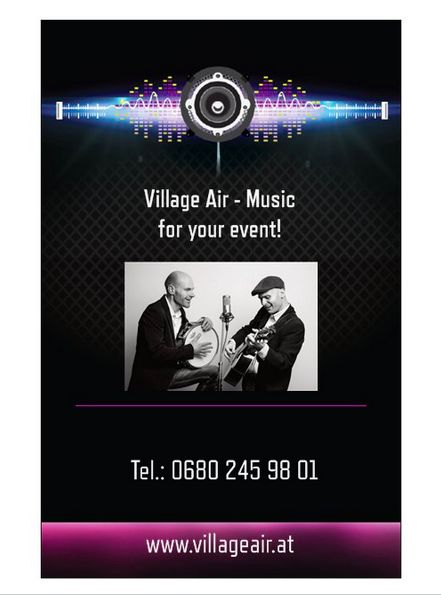 Cover Duo "Village Air" bietet Musik vom Feinsten für ihr Event!