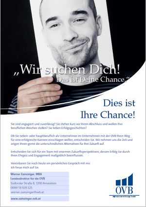 Wir suchen Dich! Das ist Deine Chance!