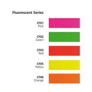Fluoreszierende Folie / Neonfarbfolien, Tagesleuchtfarben