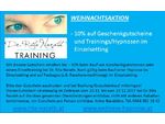 10% auf Geschenkgutscheine und Trainings/Hypnosen im Einzelsetting