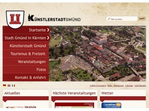 Gästeinformation der Künstlerstadt Gmünd