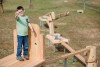 Holzkugelbahn beim Ratscher Landhaus