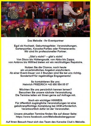 Der Club Melodie stellt sich vor.