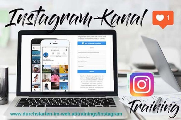 Training vor Ort: Instagram-Kanal