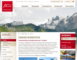 Vandans im Montafon - Urlaubsregion