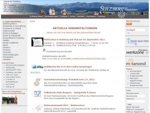 Sulzberg im Bregenzerwald - Tourismusbüro