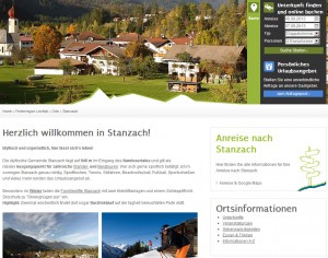 Stanzach Informationsbüro - Urlaubsregion Lechtal