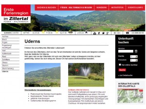 Uderns - Erste Ferienregion im Zillertal