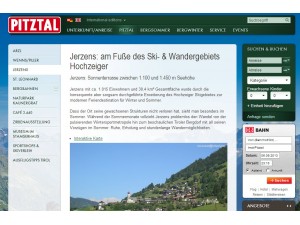 Jerzens Informationsbüro - Ferienregion Pitztal