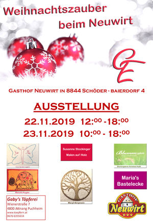 Adventausstellung "Weihnachtszauber beim Neuwirt"