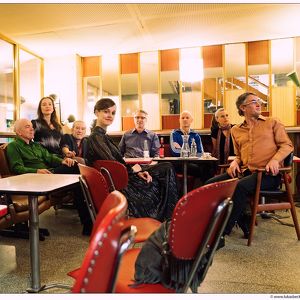 Musiksalon mit Knoedel in der Villa Müller