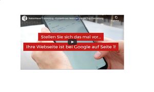 Kostenloses Online-Webinar: Google Top Platzierung