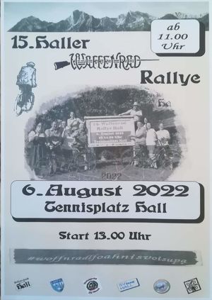 15. Waffenradrallye Hall