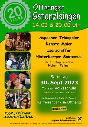 20 Jahre Ottnanger Gstanzlsingen