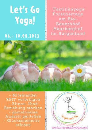 Familienyoga Forschertage am Bio-Bauernhof