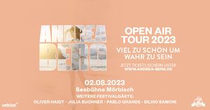 ANDREA BERG OPEN AIR 2023
