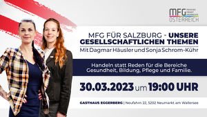 Handeln statt Reden, Infoabend mit Dagmar Häusler und Sonja Schrom-Kühr