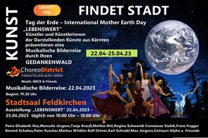 Kunst findet Stadt / Ausstellung Lebenswert und die Aufführung der Gedankenwald statt. Über Menschen im Umfeld der Heutigen Zeit !
