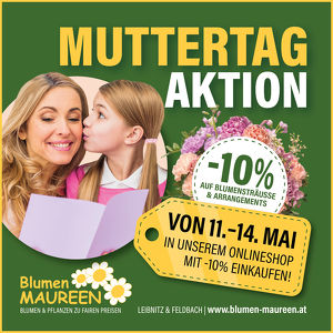 Muttertag Aktion bei Blumen Maureen