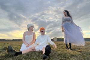 English Theatre – enters with a gun and a dead seagull
