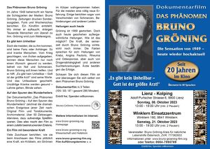 Dokumentarfilm "Das Phänomen Bruno Gröning"