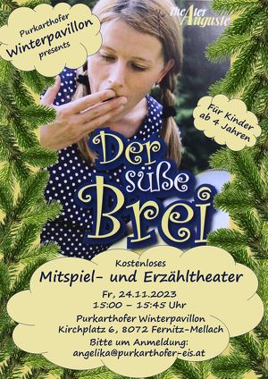 Der süße Brei - Kostenloses Mitmach- und Erzähltheater
