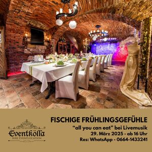 Fischige Frühlingsgefühle - All you can eat - bei Livemusik