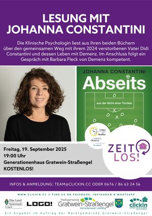 Lesung mit Johanna Constantini
