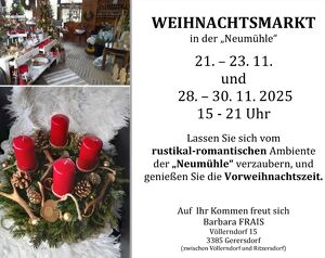 Weihnachtsmarkt in der "Neumühle"