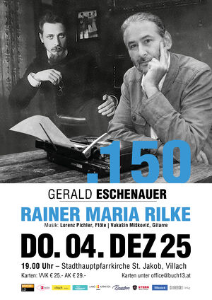 RILKE.150 - Gerald Eschenauer rezitiert zum 150-Jahr-Jubiläum R. M. Rilke