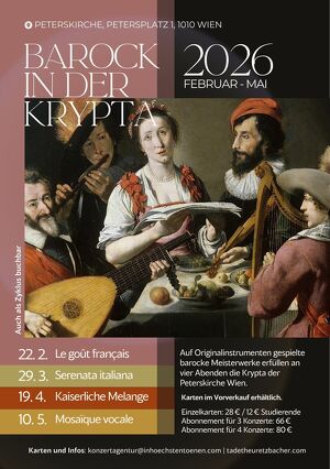 Barock in der Krypta - Le go&ucirc;t fran&ccedil;ais