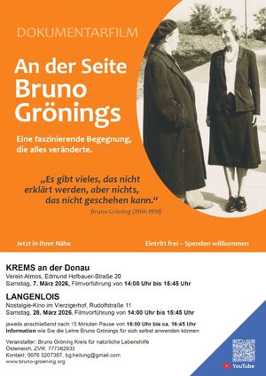 Dokumentarfilm "An der Seite Bruno Gr&ouml;nings"