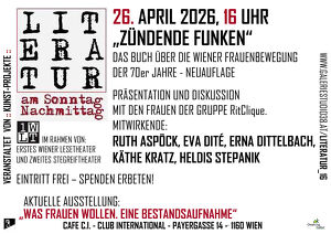 Z&uuml;ndende Funken. Feministinnen im Wien der 70er Jahre