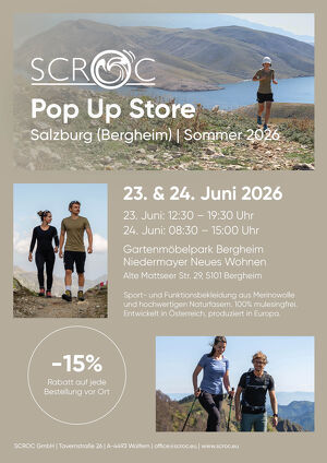 SCROC Pop Up Store Salzburg