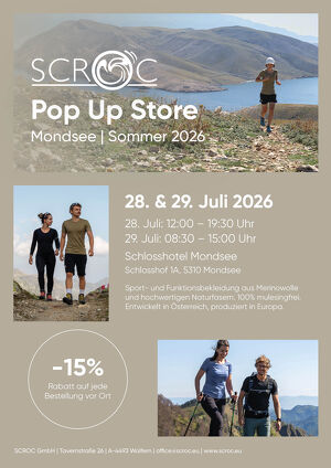 SCROC Pop Up Store Mondsee
