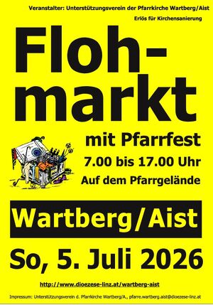 Gro&szlig;er Flohmarkt mit Pfarrfest