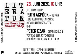 Ruth Asp&ouml;ck - "Felicitas fecit". Literatur am Sonntagnachmittag #6