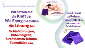 INDIVIDUELLE BERATUNGSTAGE  "ENDLICH WIEDER ERHOLSAM DURCHSCHLAFEN " 2.01.2026 bis 31.12.2026 "Sie haben Schlafprobleme? Wir haben die L&ouml;sung f&uuml;r Sie!" MITTELS DER "PSI-RESONANZ-METHODE" - DIE EINZIGARTIGE UND BEW&Auml;HRTE GESUNDHEITSPR&Auml;VENTION