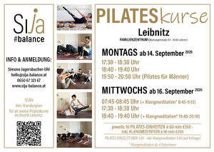 PILATES Ganzk&ouml;rpertraining ab 14. September 2026 in Leibnitz