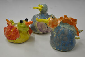 Kinder Keramik Kurs �V&ouml;gel�