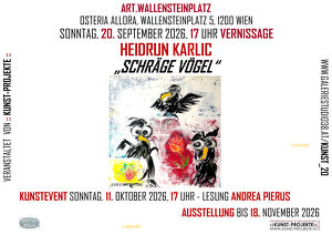 Schr&auml;ge V&ouml;gel von Heidrun Karlic und eine heitere Lesung!