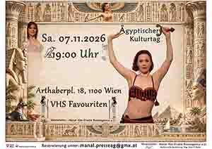 🌟 &Auml;GYPTISCHER KULTURTAG | 07. Nov. 26 🌟