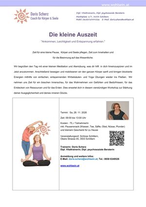 Die kleine Auszeit